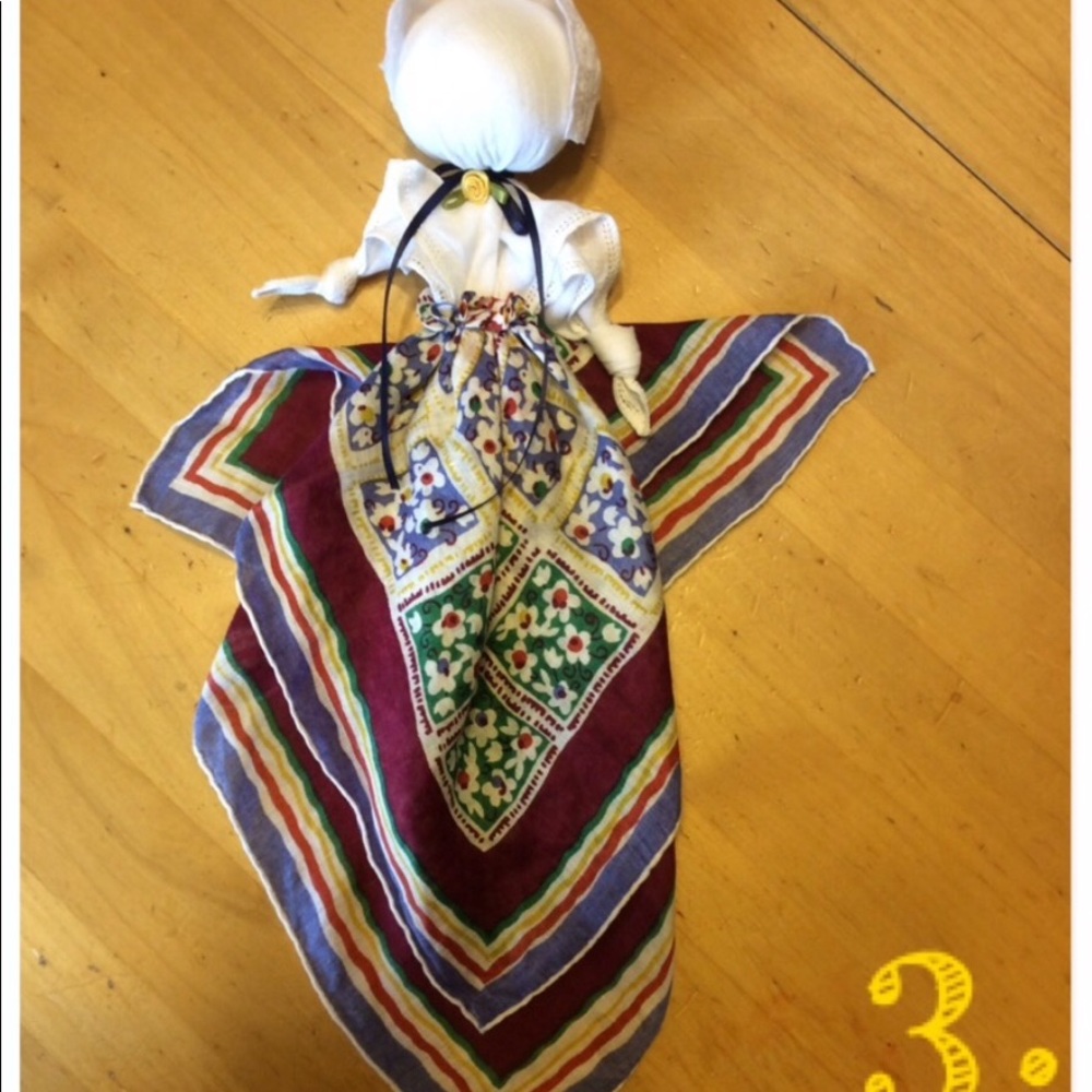 Vintage Handkerchief Church Doll